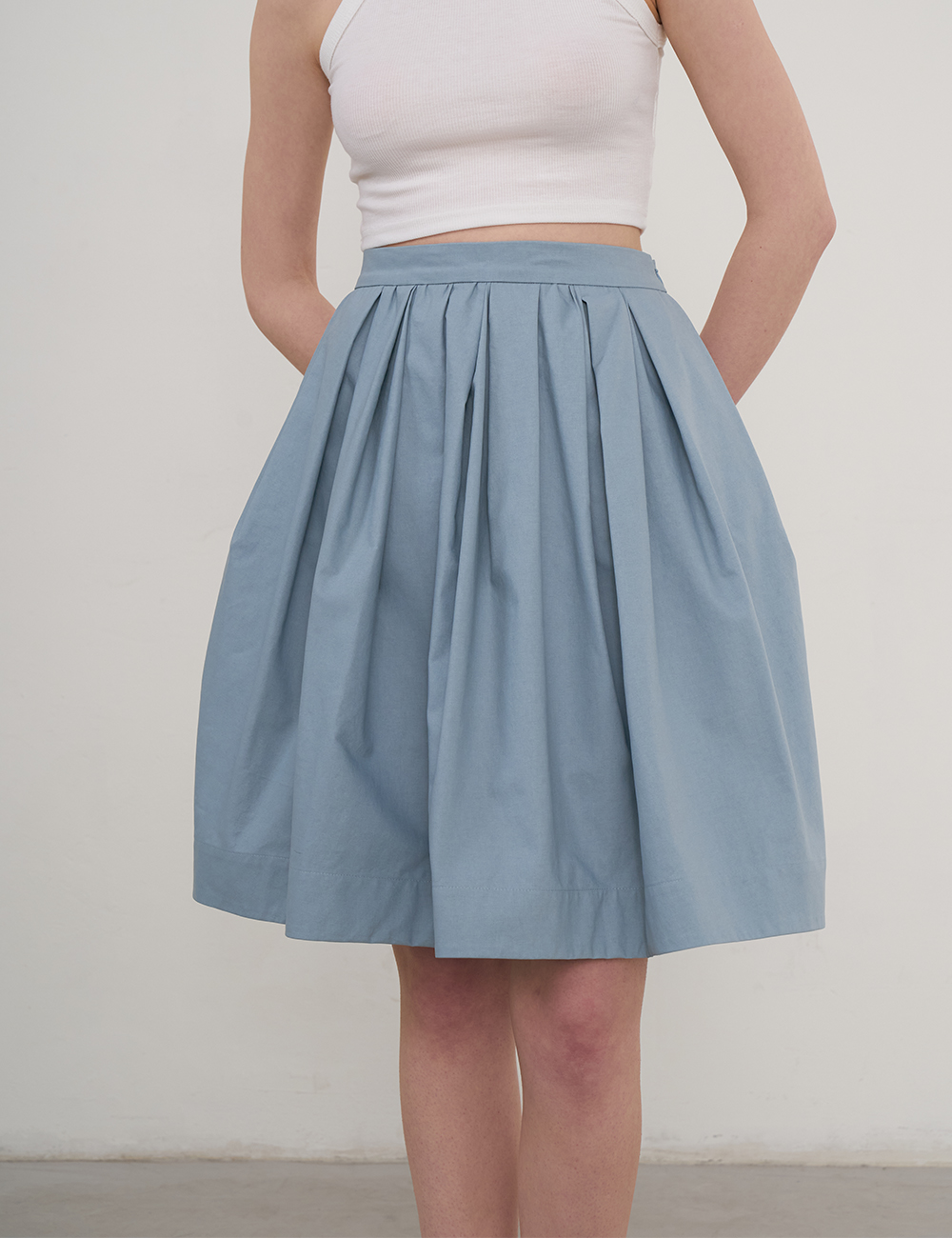 Bonnie Full Skirt (Blue)