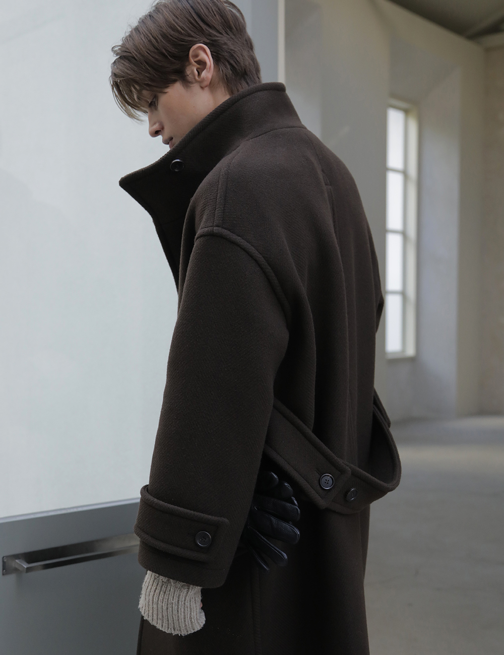 Milano Belted Coat (Deep Brown)