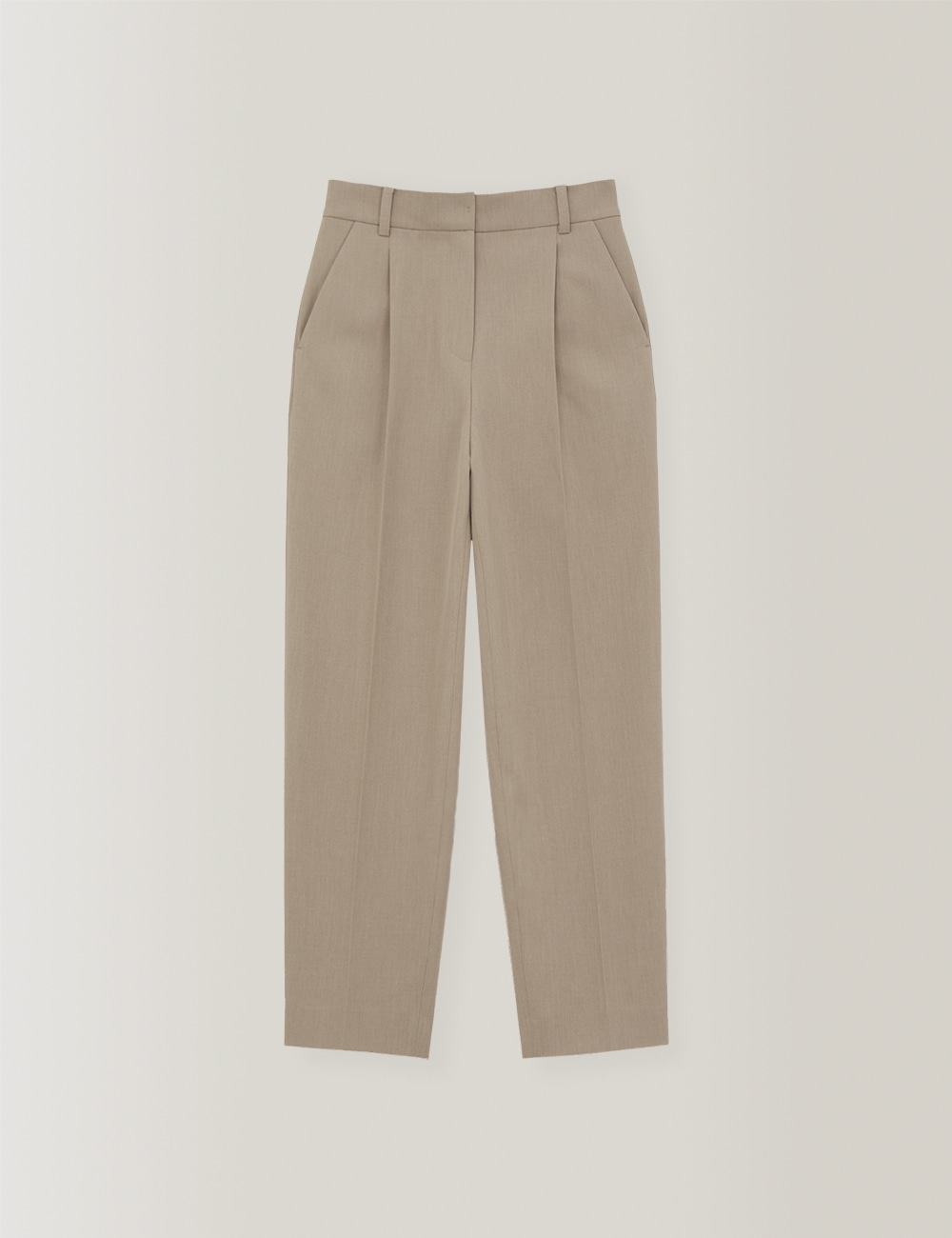 Summer Classic Tapered Pants (Sand Beige)