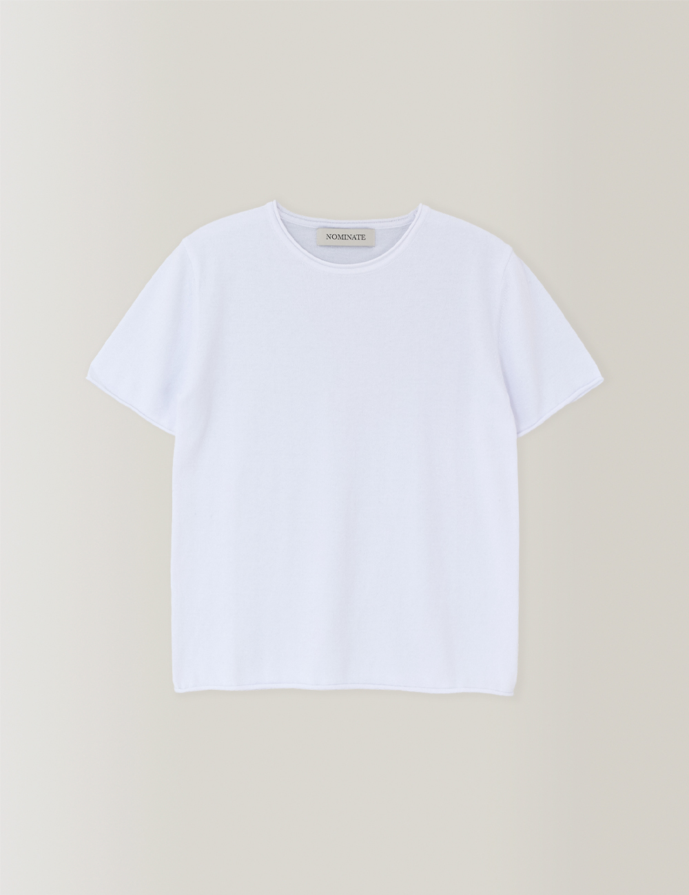 Summer Daily Roundneck Knit (White)