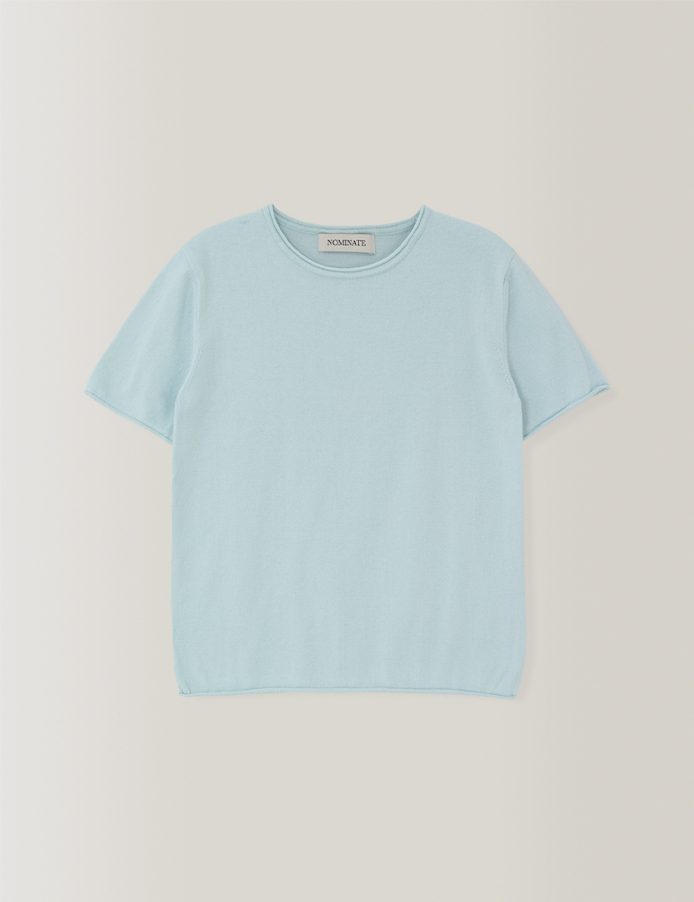 Summer Daily Roundneck Knit (Muted Mint)