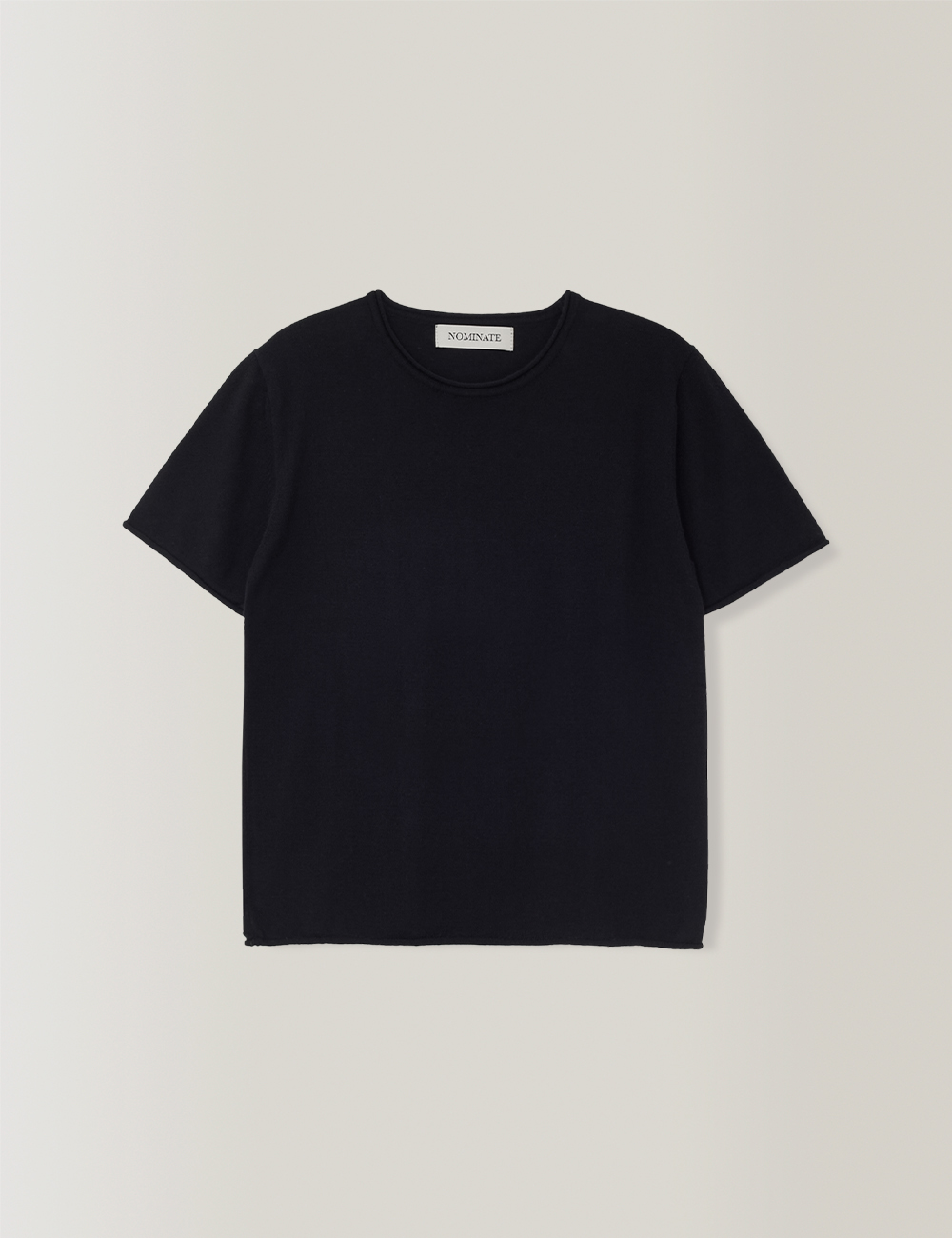 Summer Daily Roundneck Knit (Black)